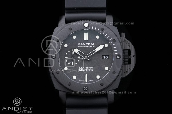 PAM 979 Carbotech VSF Best Edition Carbon Dial on Rubber Strap P.9010 Clone