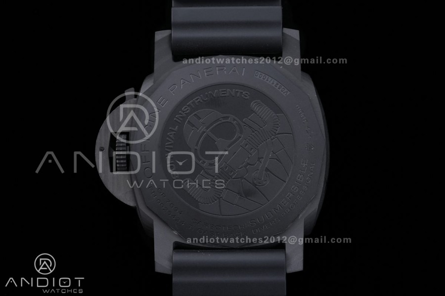 PAM 979 Carbotech VSF Best Edition Carbon Dial on Rubber Strap P.9010 Clone