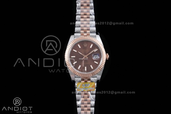 DateJust 41 126331 SS/RG ARF 1:1 Best Edition Brow...