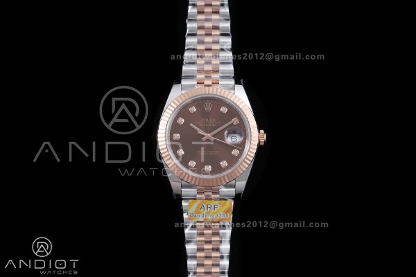 DateJust 41 126331 SS/RG ARF 1:1 Best Edition Brow...