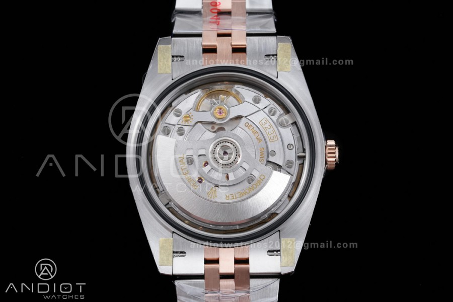 DateJust 41 126331 SS/RG ARF 1:1 Best Edition Brown Diamonds Dial on Jubilee Bracelet DD3235