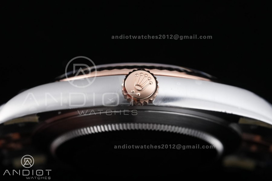 DateJust 41 126331 SS/RG ARF 1:1 Best Edition RG Diamonds Dial on Jubilee Bracelet DD3235
