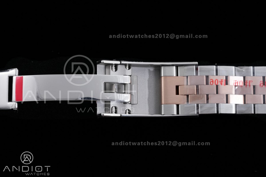 DateJust 41 126331 SS/RG ARF 1:1 Best Edition RG Diamonds Dial on Jubilee Bracelet DD3235