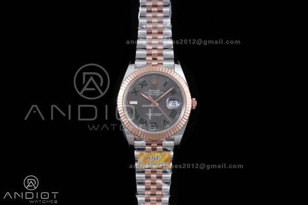 DateJust 41 126331 SS/RG ARF 1:1 Best Edition Gray...