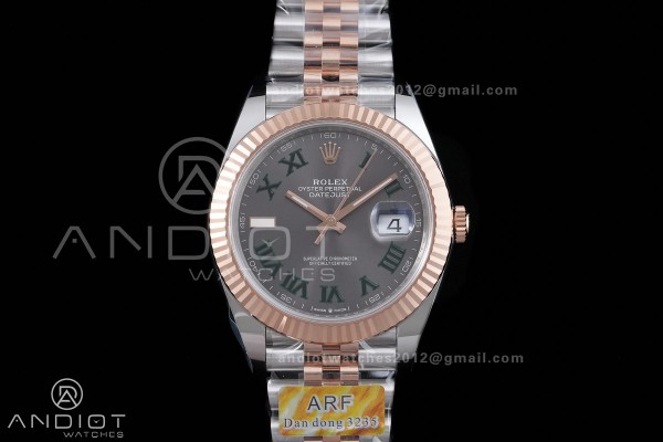 DateJust 41 126331 SS/RG ARF 1:1 Best Edition Gray...