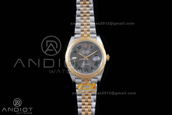 DateJust 41 126333 SS/YG ARF 1:1 Best Edition Gray...