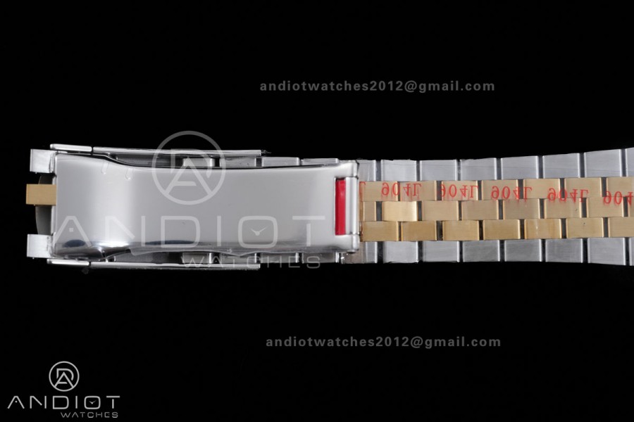 DateJust 41 126333 SS/YG ARF 1:1 Best Edition YG Stick Dial on Jubilee Bracelet DD3235