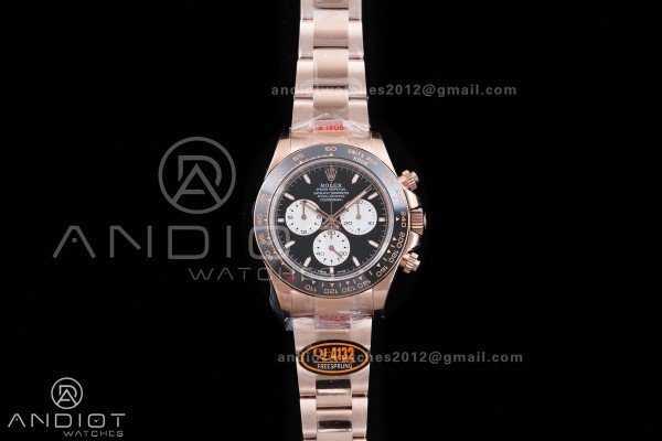 Daytona 126525 LN Le Mans QF 1:1 Best Edition on RG Bracelet JH4132 Free Sprung 198g (Weighted) V13