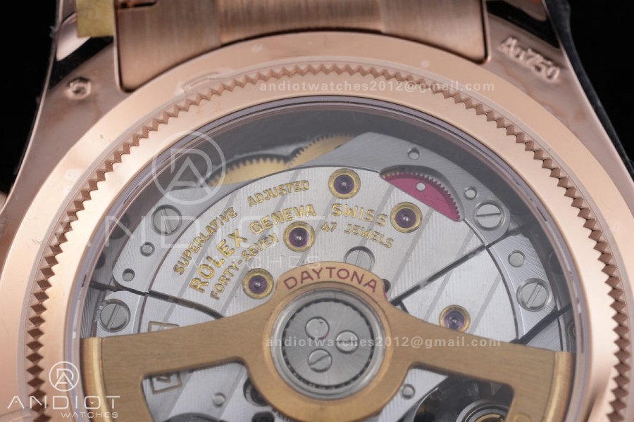 Daytona 126525 LN Le Mans QF 1:1 Best Edition on RG Bracelet JH4132 Free Sprung 198g (Weighted) V13
