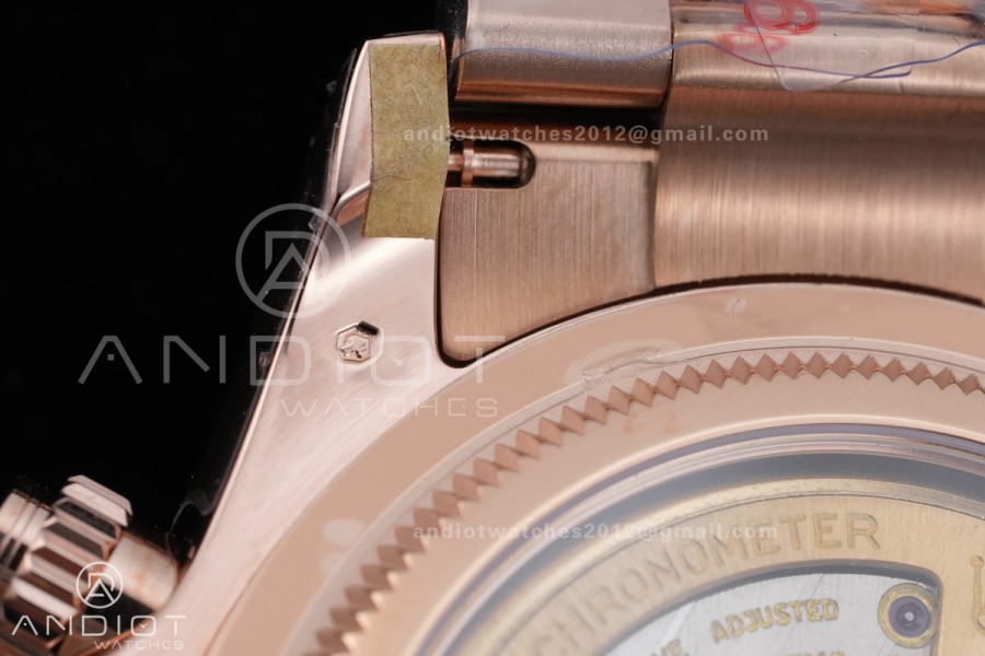 Daytona 126525 LN Le Mans QF 1:1 Best Edition on RG Bracelet JH4132 Free Sprung 198g (Weighted) V13
