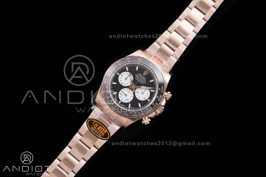 Daytona 126525 LN Le Mans QF 1:1 Best Edition on RG Bracelet JH4132 Free Sprung 198g (Weighted) V13
