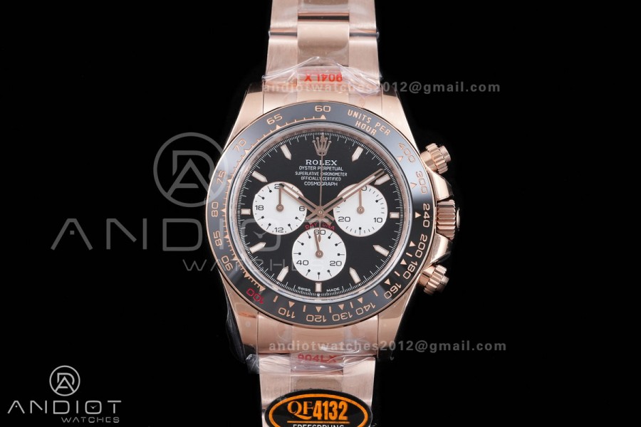 Daytona 126525 LN Le Mans QF 1:1 Best Edition on RG Bracelet JH4132 Free Sprung 198g (Weighted) V13