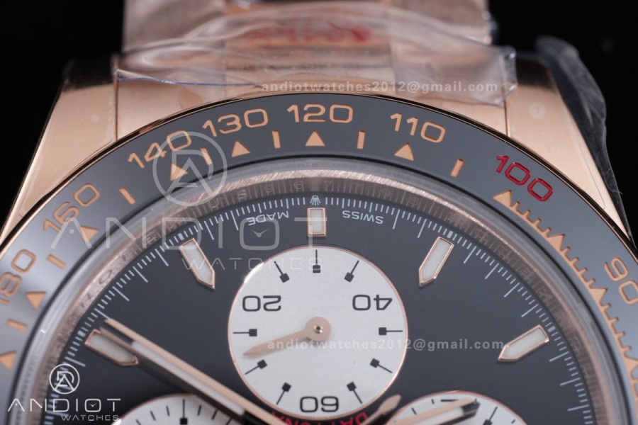 Daytona 126525 LN Le Mans QF 1:1 Best Edition on RG Bracelet JH4132 Free Sprung 198g (Weighted) V13
