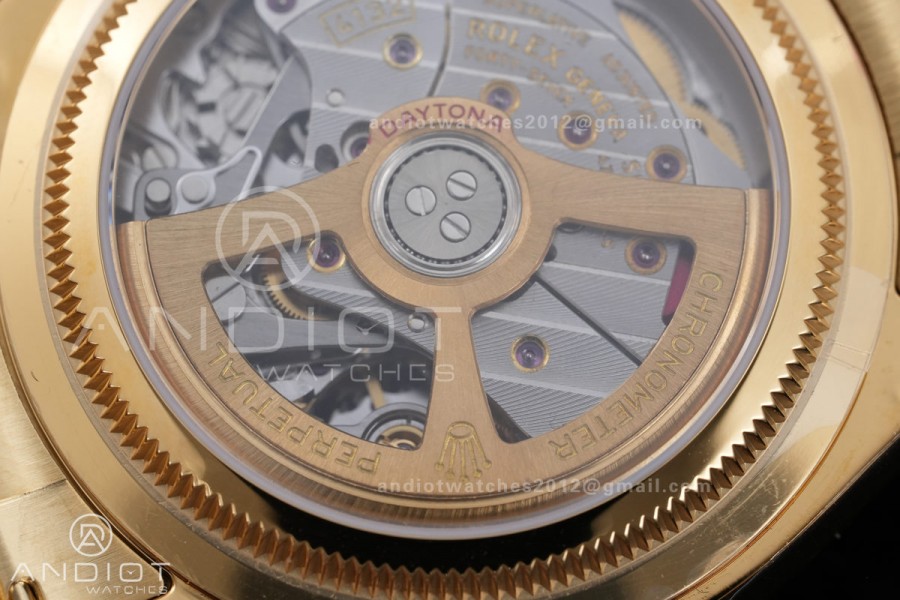 Daytona 126528 LN Le Mans QF 1:1 Best Edition on YG Bracelet JH4132 Free Sprung 198g(Weighted) V13