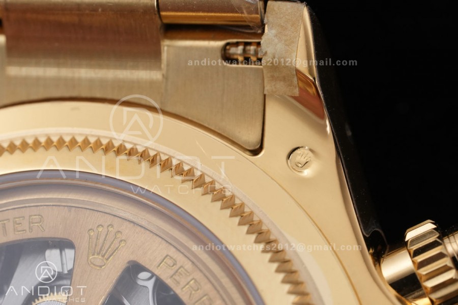 Daytona 126528 LN Le Mans QF 1:1 Best Edition on YG Bracelet JH4132 Free Sprung 198g(Weighted) V13