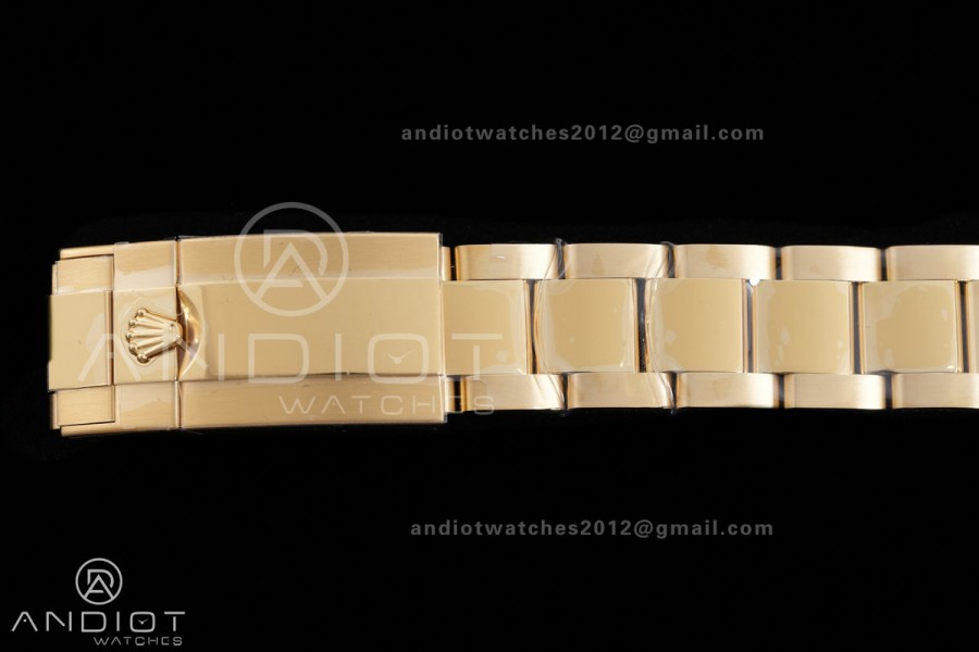 Daytona 126528 LN Le Mans QF 1:1 Best Edition on YG Bracelet JH4132 Free Sprung 198g(Weighted) V13
