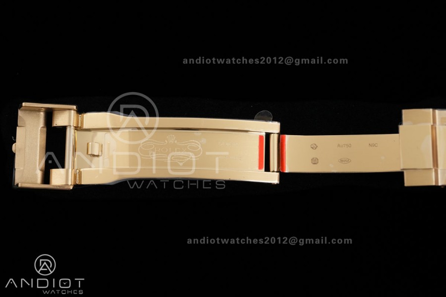 Daytona 126528 LN Le Mans QF 1:1 Best Edition on YG Bracelet JH4132 Free Sprung 198g(Weighted) V13