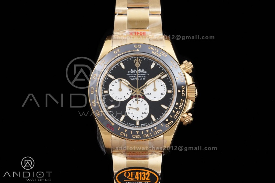 Daytona 126528 LN Le Mans QF 1:1 Best Edition on YG Bracelet JH4132 Free Sprung 198g(Weighted) V13