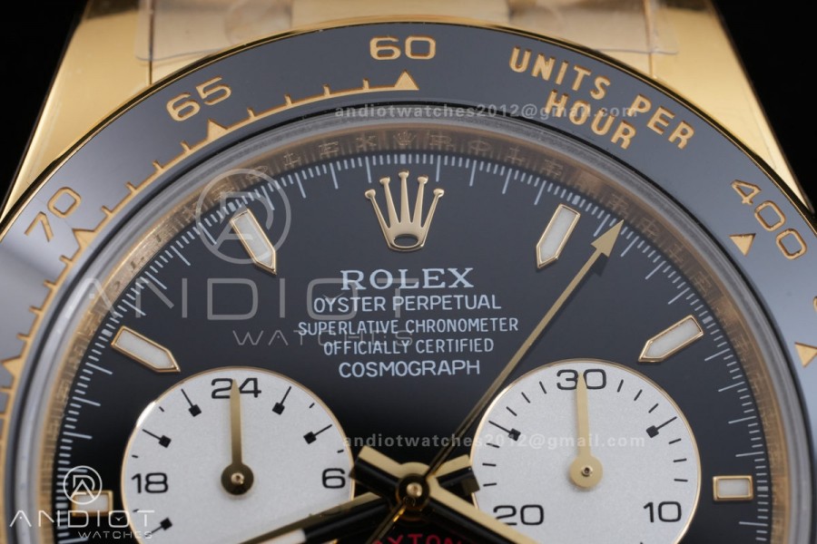 Daytona 126528 LN Le Mans QF 1:1 Best Edition on YG Bracelet JH4132 Free Sprung 198g(Weighted) V13