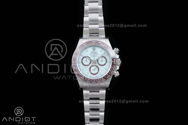 Daytona 126506 Gain Weight VSF 1:1 Best Edition Ice Blue Dial Stick Markers On Bracelet DD4131 (Free Sprung Look)