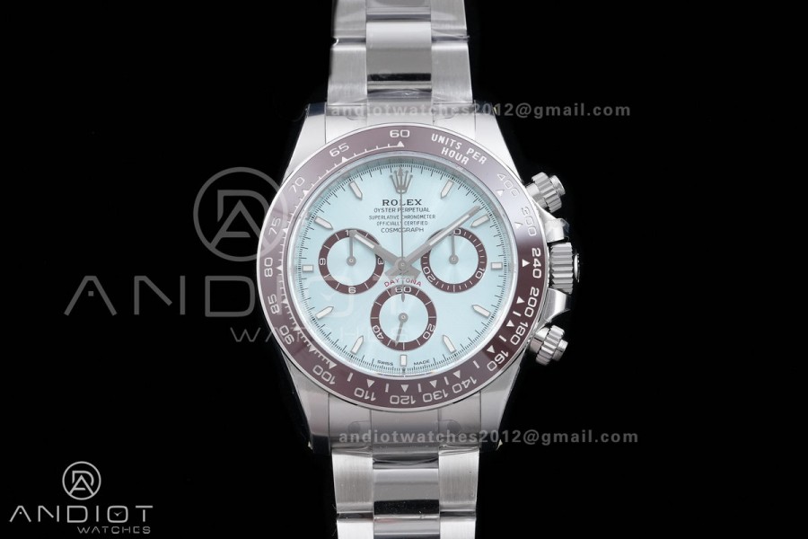 Daytona 126506 Gain Weight VSF 1:1 Best Edition Ice Blue Dial Stick Markers On Bracelet DD4131 (Free Sprung Look)