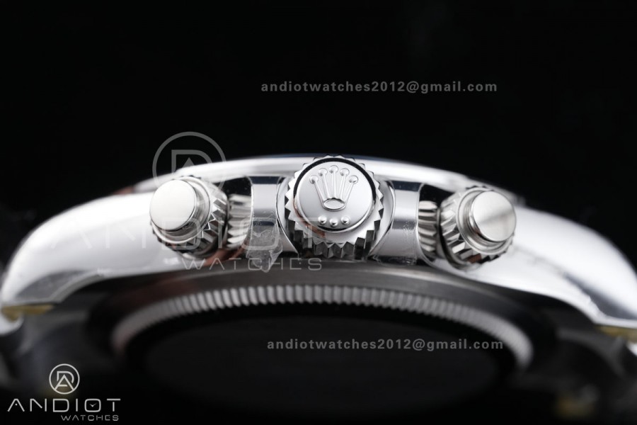 Daytona 126500 904L SS VSF 1:1 Best Edition Black Dial On 904L SS Bracelet VS4131 (Free Sprung Look) 