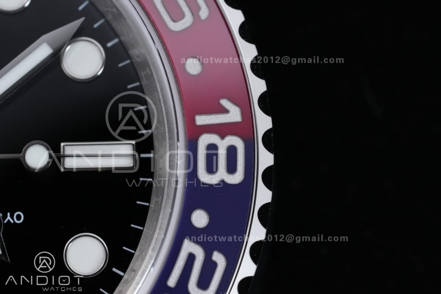 GMT-Master II 126710 BLRO Blue/Red Ceramic VSF Best Edition Pepsi on Jubilee Bracelet DD3285 V4(Free Sprung)