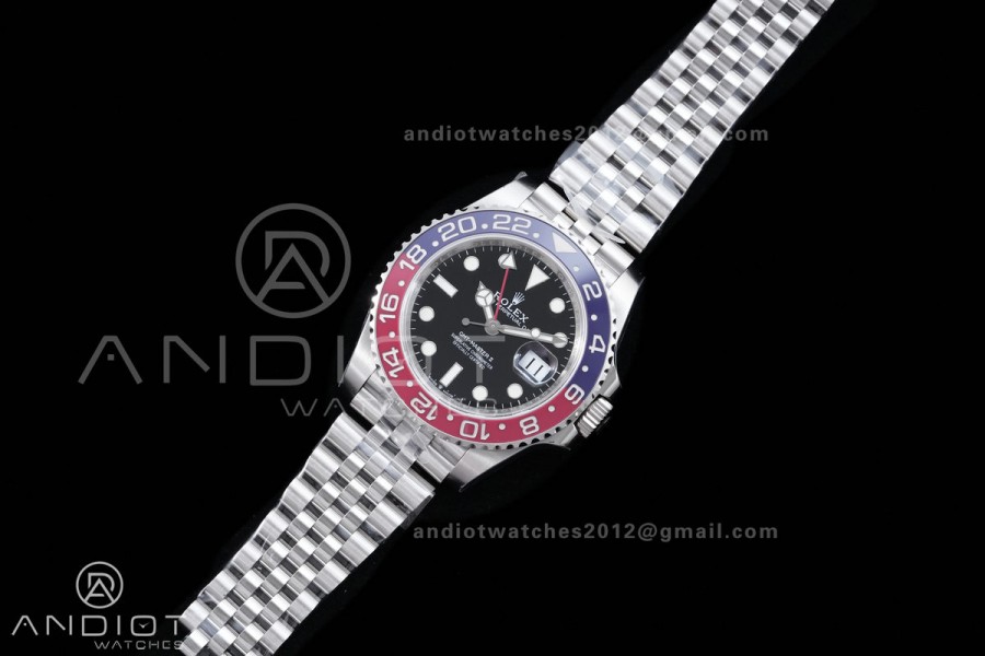 GMT-Master II 126710 BLRO Blue/Red Ceramic VSF Best Edition Pepsi on Jubilee Bracelet DD3285 V4(Free Sprung)