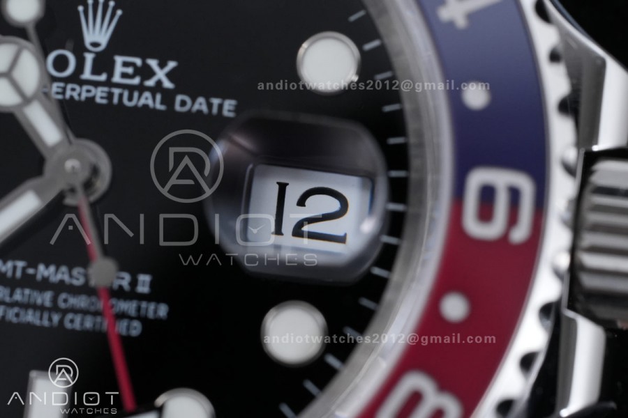 GMT-Master II 126710 BLRO Blue/Red Ceramic VSF Best Edition Pepsi on Jubilee Bracelet DD3285 V4(Free Sprung)