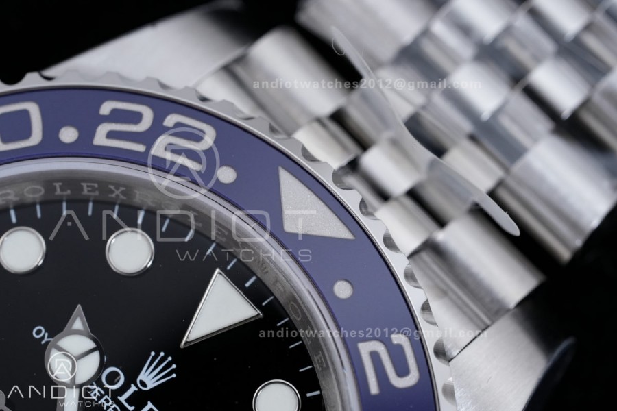 GMT-Master II 126710 BLRO Blue/Red Ceramic VSF Best Edition Pepsi on Jubilee Bracelet DD3285 V4(Free Sprung)