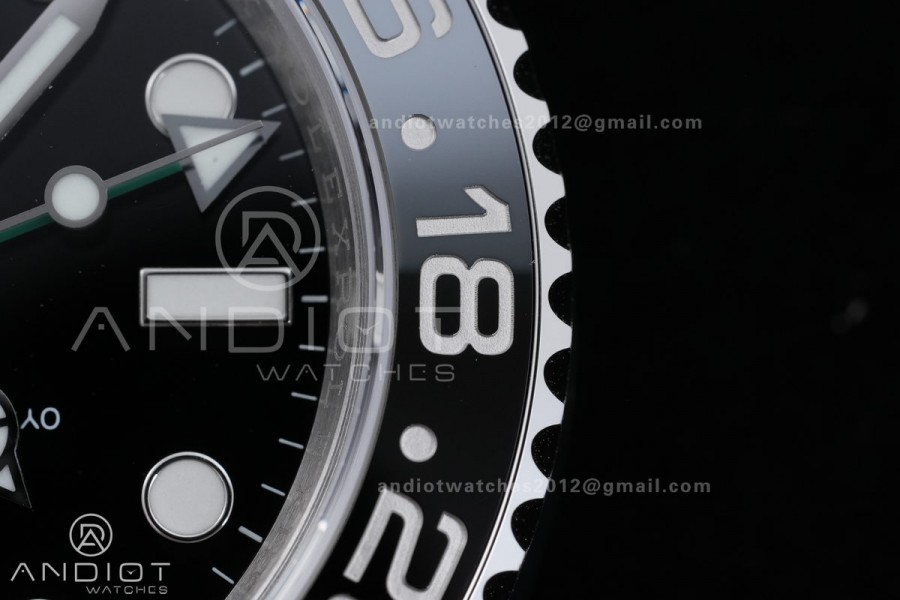 GMT-Master II 126710 GRNR Black/Gray Ceramic VSF Best Edition Bruce Wayne on Jubilee Bracelet DD3285 V4(Free Sprung)