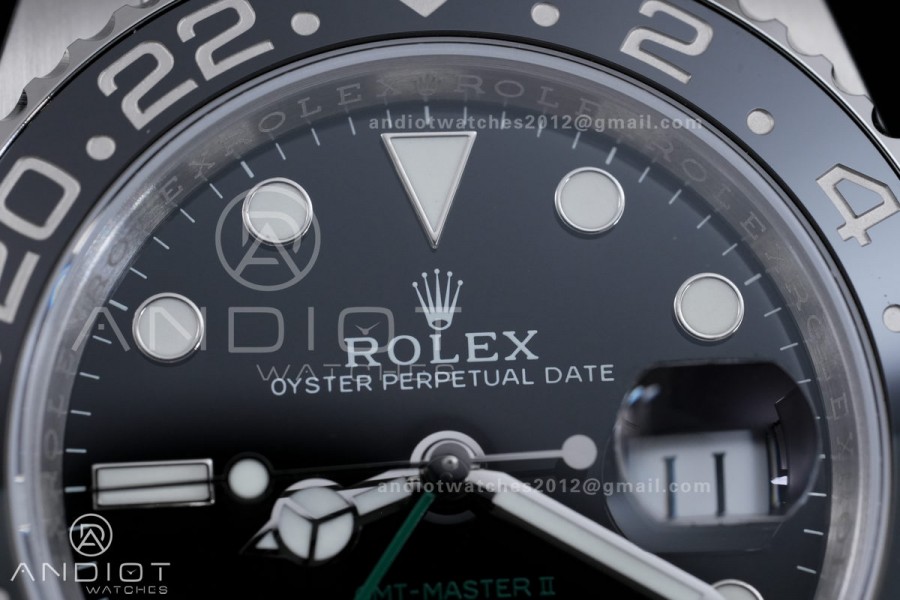 GMT-Master II 126710 GRNR Black/Gray Ceramic VSF Best Edition Bruce Wayne on Jubilee Bracelet DD3285 V4(Free Sprung)