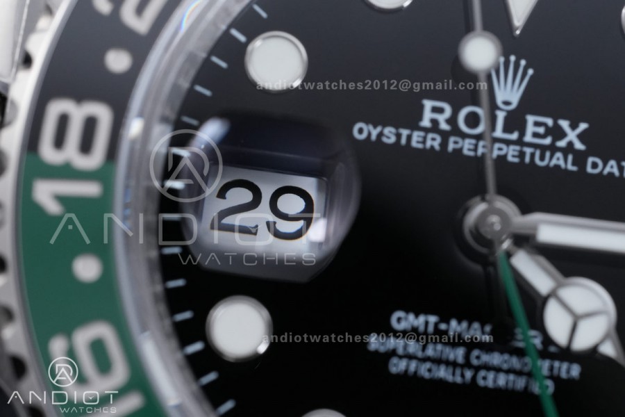 GMT-Master II 126720 VTNR 904L Steel V3 VSF 1:1 Sprite Best Edition Black Dial On Jubilee Bracelet DD3285 V4(Free Sprung) 