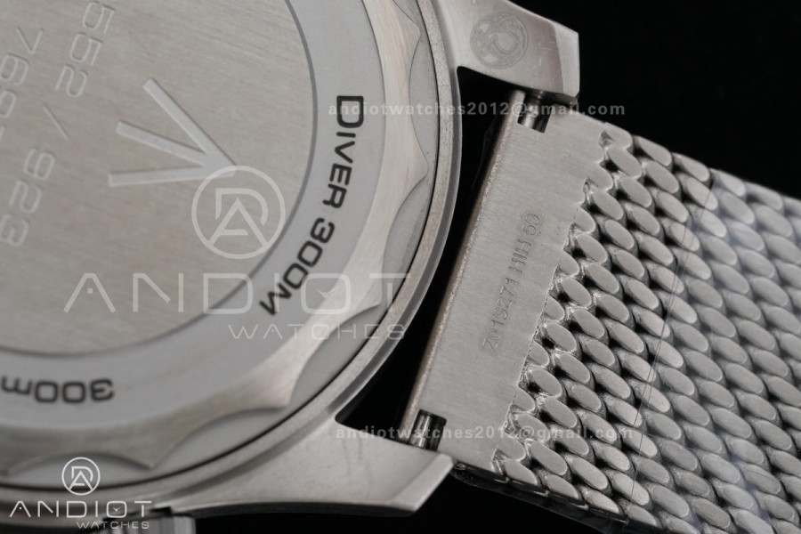 Seamaster 300 "No Time to Die" Titanium ORF 1:1 Best Edition On Titanium Mesh Bracelet SA8806 Super Clone (Free Nato)Free Sprung