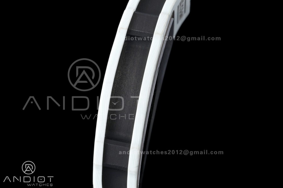 RICH Maker's 1:1 RM67-02 White NTPT UAE Skeleton Dial CRMA7 Super Clone