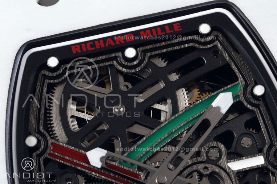 RICH Maker's 1:1 RM67-02 White NTPT UAE Skeleton Dial CRMA7 Super Clone