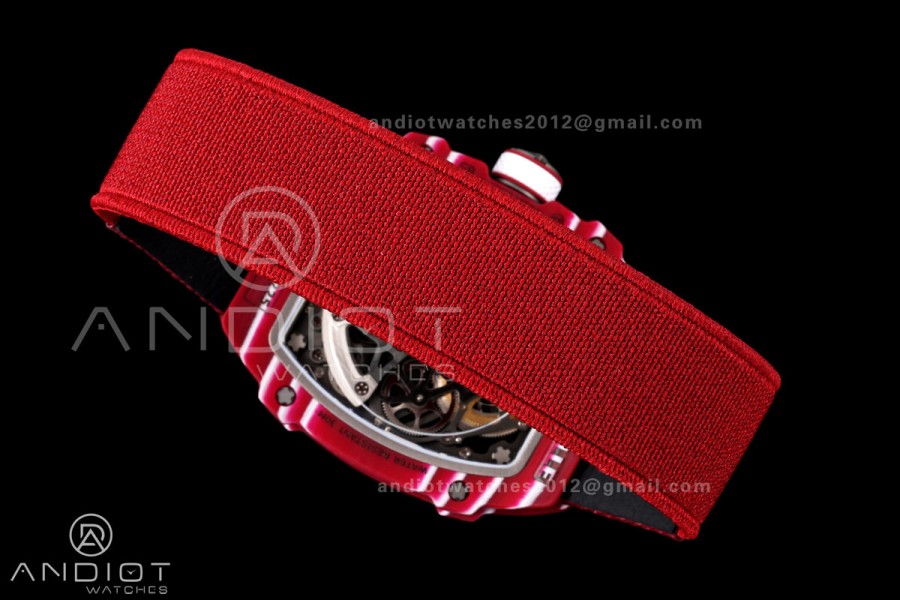 RICH Maker's 1:1 RM67-02 Purple NTPT Mutaz Skeleton Dial CRMA7 Super Clone