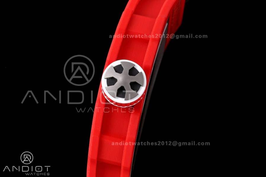 RICH Maker's 1:1 RM67-02 Red NTPT Sebastien Buemi Skeleton Dial CRMA7 Super Clone