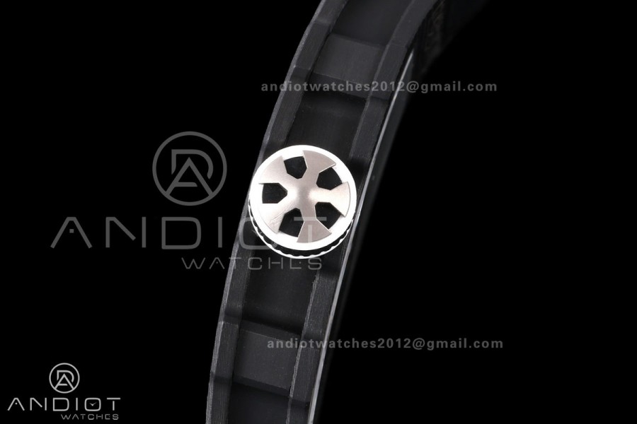 RICH Maker's 1:1 RM67-02 Black NTPT UAE Skeleton Dial CRMA7 Super Clone
