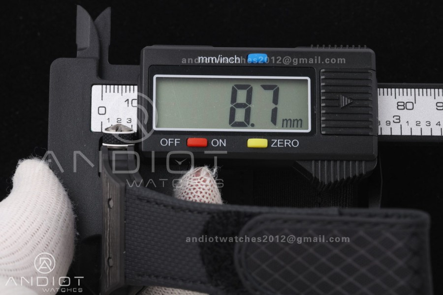 RICH Maker's 1:1 RM67-02 Black NTPT UAE Skeleton Dial CRMA7 Super Clone