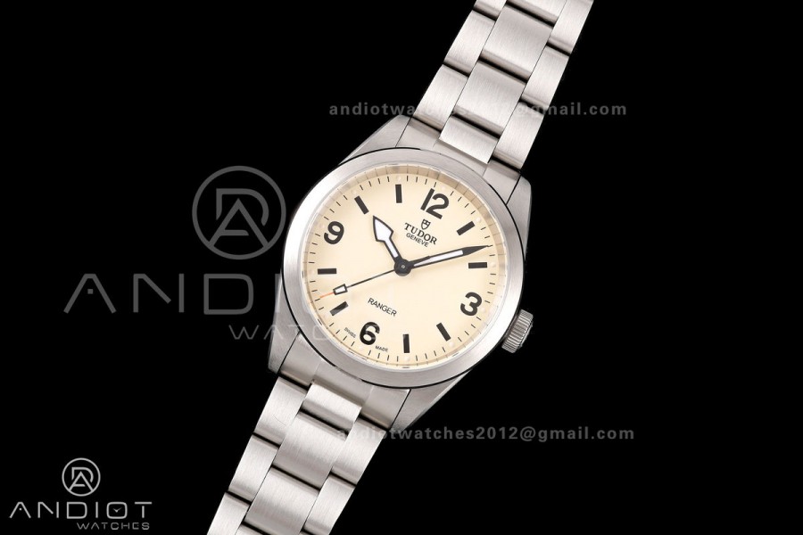 Tudor RANGE 39mm SS V2F 1:1 Best Edition White Dial on SS Bracelet A2824