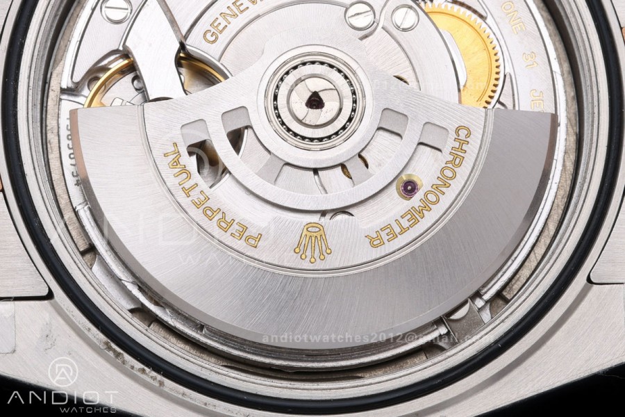 DateJust 41 126331 SS/RG VSF 1:1 Best Edition Gray Dial Green Roman on Oyster Bracelet VS3235 V2s