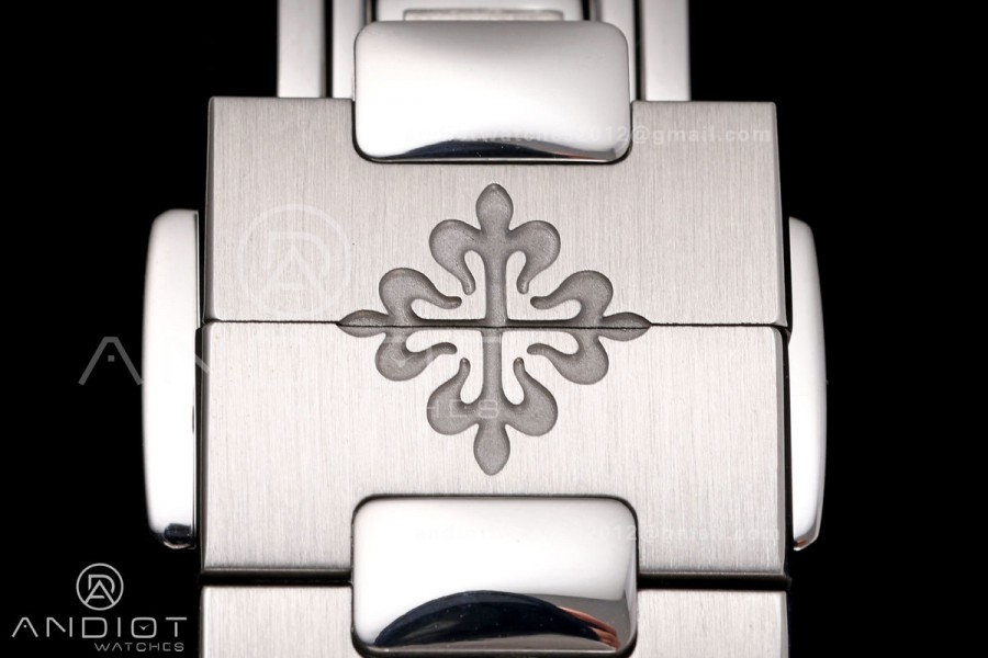 Nautilus 5712-1A 001 Free Sprung SS Umi 1:1 Best Edition Blue Dial on SS Bracelet PPF240 (Free tool) 