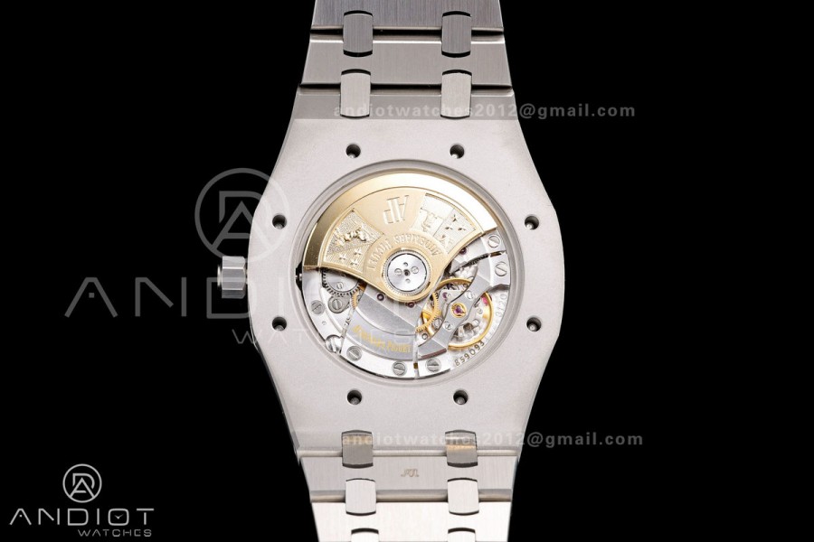 Royal Oak 39mm 15300 SS ZF 1:1 Best Edition Blue Textured Dial on SS Bracelet SA3120 Super Clone