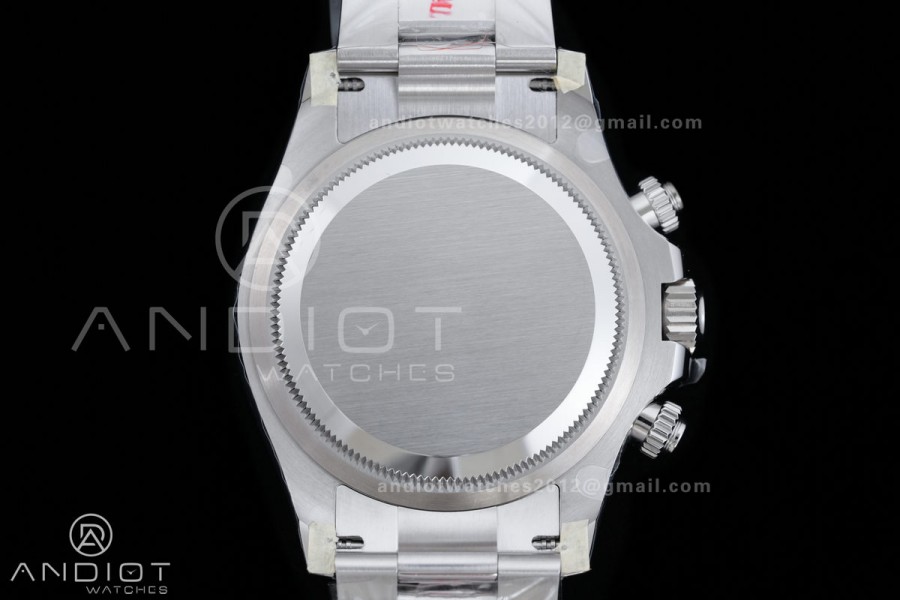 Daytona 126500 RWF 1:1 Best Edition White Dial on SS Bracelet JH4131 Free Sprung