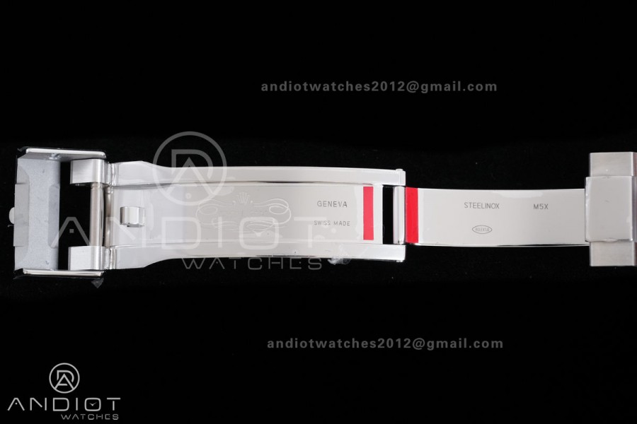 Daytona 126500 RWF 1:1 Best Edition Black Dial on SS Bracelet JH4131 Free Sprung