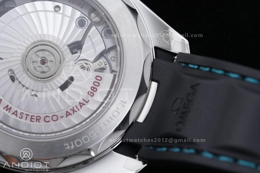 Aqua Terra 150M Master 38mm SS VSF 1:1 Best Edition Blue Ombre Dial On Rubber Strap Super Clone A8900