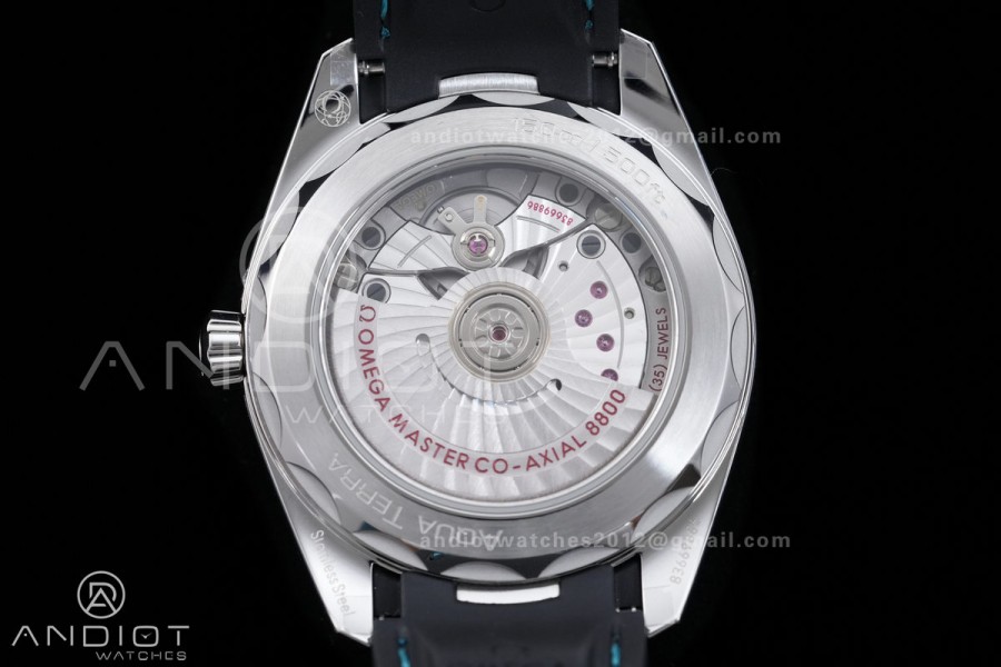 Aqua Terra 150M Master 38mm SS VSF 1:1 Best Edition Blue Ombre Dial On Rubber Strap Super Clone A8900
