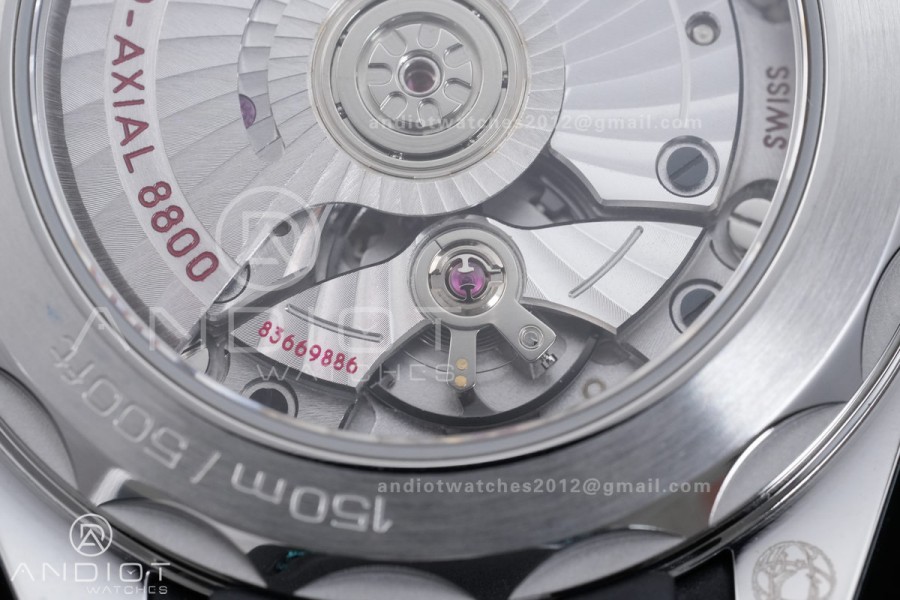 Aqua Terra 150M Master 38mm SS VSF 1:1 Best Edition Blue Ombre Dial On Rubber Strap Super Clone A8900