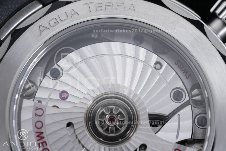 Aqua Terra 150M Master 38mm SS VSF 1:1 Best Edition Blue Ombre Dial On Rubber Strap Super Clone A8900
